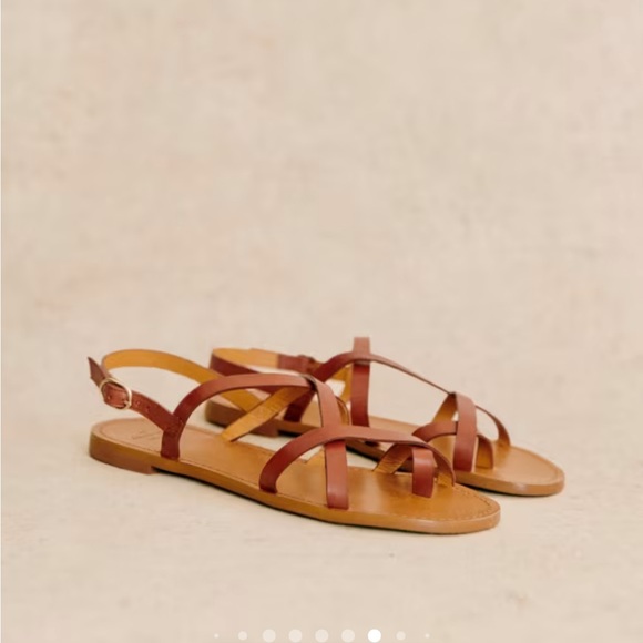 Sezane Adeline Low Sandals Size 42 - Picture 2 of 12